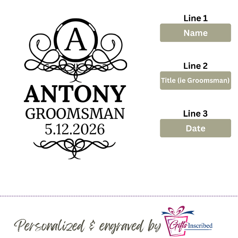 Flask Groomsmen Design 10