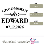 Flask Groomsmen Design 1