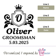 Flask Groomsmen Design 3