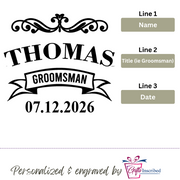 Flask Groomsmen Design 5