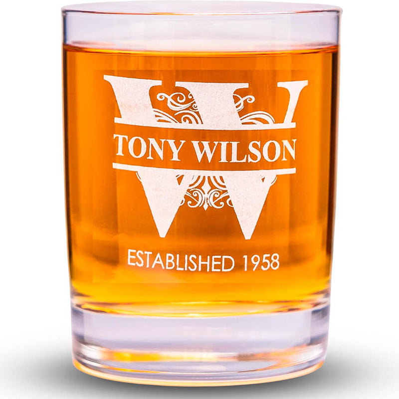 Personalized Whiskey Glass