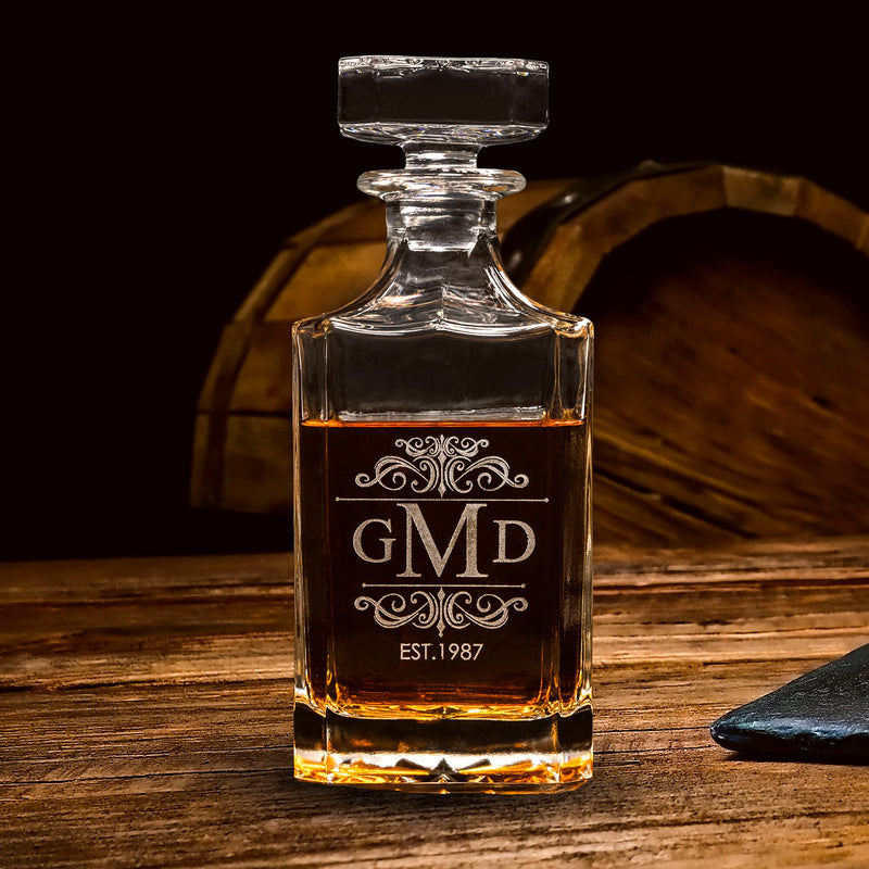 Personalized Whiskey Decanter