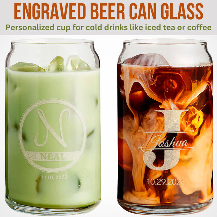 Custom Beer Can Glass