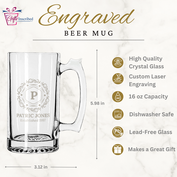 Personalized Beer Mug