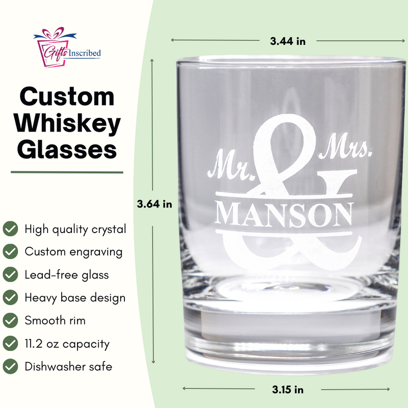 Personalized Whiskey Glass
