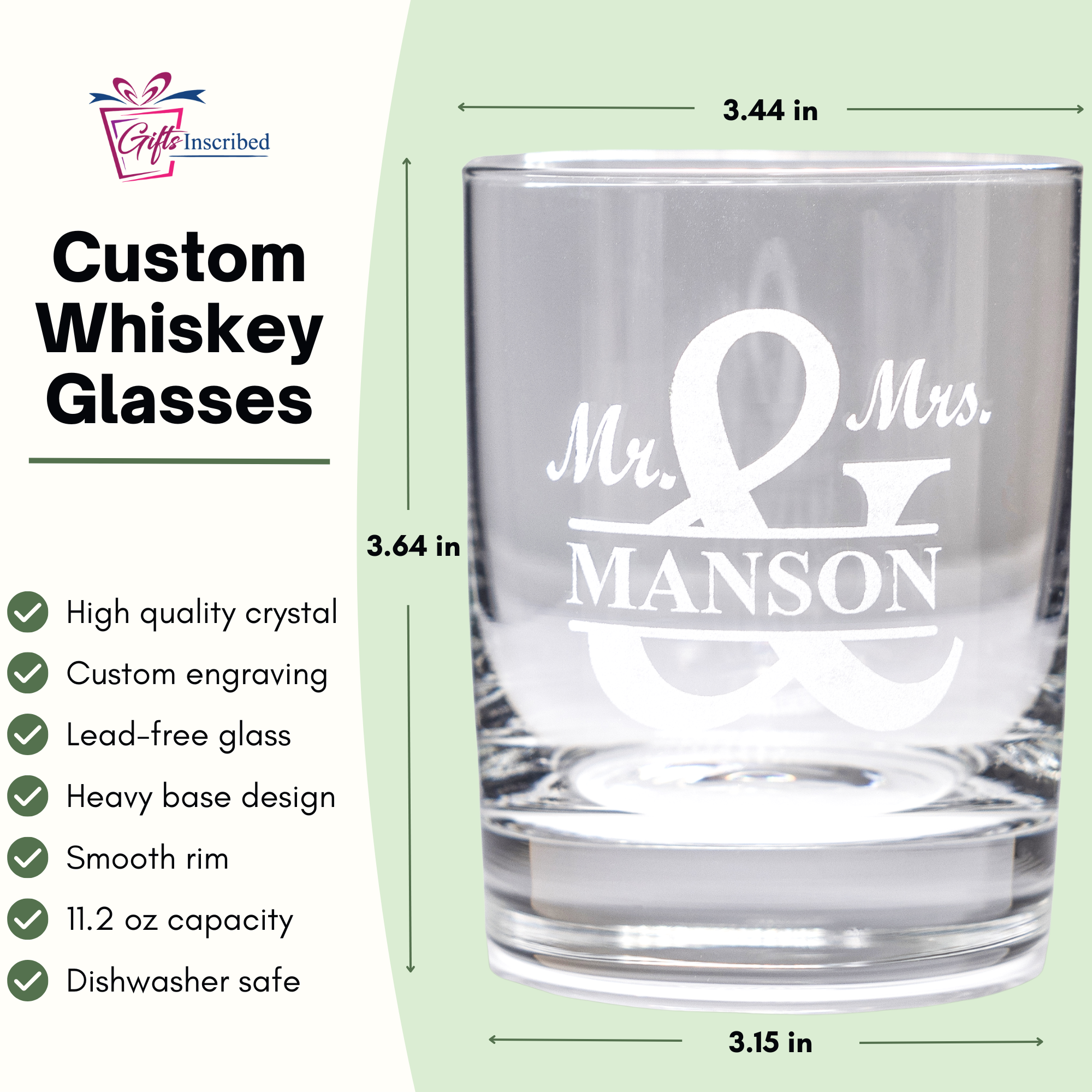 gennemse at forstå Eksamensbevis Personalized Whiskey Glass - Gifts Inscribed